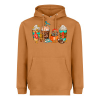 American Football Coffee Cups Heavyweight Hoodie | Teevron