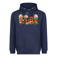 Navy American football coffee cups Heavyweight Hoodie - AdoDesignShop