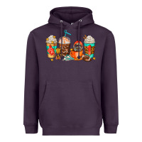 Plum American football coffee cups Heavyweight Hoodie - AdoDesignShop