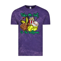 Cloud Purple Take me out to the ballgame Vintage Tee - HowdyJamesFarm