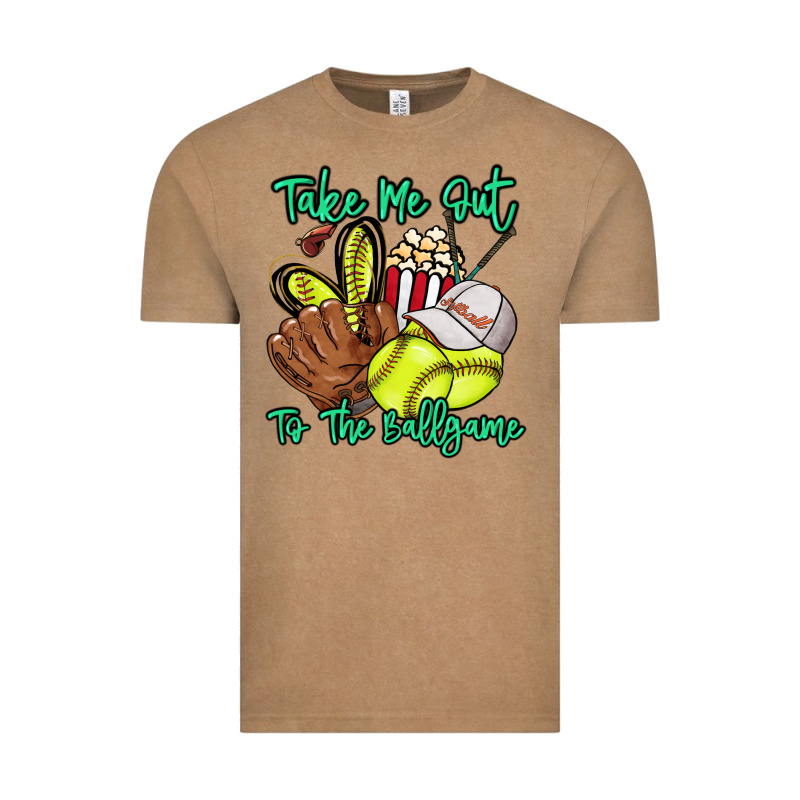 Take Me Out To The Ballgame Vintage Tee by HowdyJamesFarm | Teevron