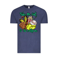 Vintage Denim Take me out to the ballgame Vintage Tee - HowdyJamesFarm