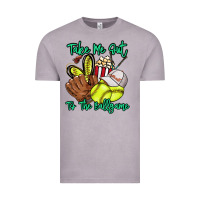 Vintage Zinc Take me out to the ballgame Vintage Tee - HowdyJamesFarm