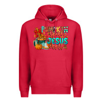 Cardinal Pumpkin pie Jesus Christ Premium Hoodie - CowhideDigitalArt