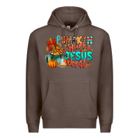 Coffee Pumpkin pie Jesus Christ Premium Hoodie - CowhideDigitalArt