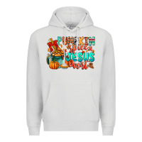 Dove Grey Pumpkin pie Jesus Christ Premium Hoodie - CowhideDigitalArt