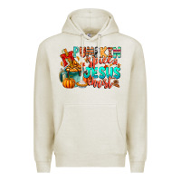 Oatmeal Heather Pumpkin pie Jesus Christ Premium Hoodie - CowhideDigitalArt