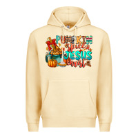 Pina Colada Pumpkin pie Jesus Christ Premium Hoodie - CowhideDigitalArt