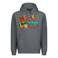 Rock Pumpkin pie Jesus Christ Premium Hoodie - CowhideDigitalArt