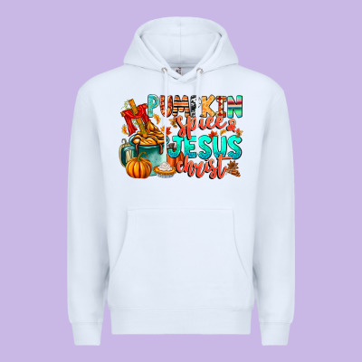 Pumpkin Pie Jesus Christ Premium Hoodie Designed By Cowhidedigitalart