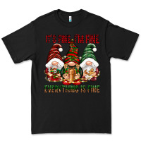 Black It's fine i'm fine everything is fine Premium Tee - NancyCooperArtShop