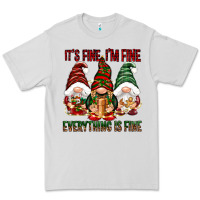 Dove Grey It's fine i'm fine everything is fine Premium Tee - NancyCooperArtShop