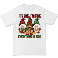 White It's fine i'm fine everything is fine Premium Tee - NancyCooperArtShop
