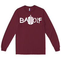Burgundy bad wolf   doctor who Long Sleeve Tee - maiPhamDesign