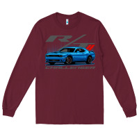 Burgundy Blue Challenger RT T-Shirt Long Sleeve Tee - maiPhamDesign