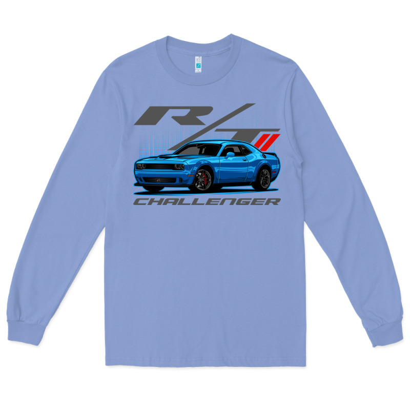Blue Challenger Rt T-shirt Long Sleeve Tee by maiPhamDesign | Teevron