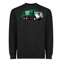 Black recycle truck Heavyweight Sweatshirt - Artiststas