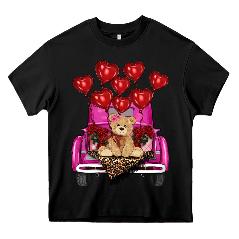 Valentines Day Tedybear Truck Heavy Core Tee by RanaPortraitStore | Teevron