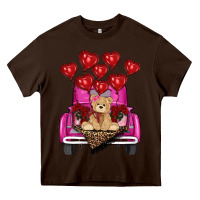 Chocolate Brown valentines day tedybear truck Heavy Core Tee - RanaPortraitStore