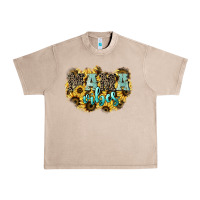 French Oak Mama vibes leopard mother's day Urban Heavy Tee - HowdyJamesFarm