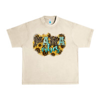 Sandshell Mama vibes leopard mother's day Urban Heavy Tee - HowdyJamesFarm