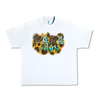 White Mama vibes leopard mother's day Urban Heavy Tee - HowdyJamesFarm