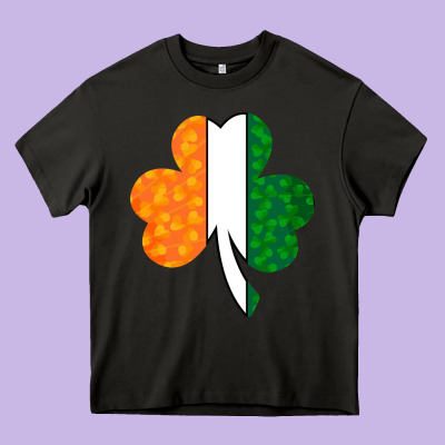 Shamrock Boobs St Patrick's Day Design Heavy Core Tee Designed By Bettercallsaul