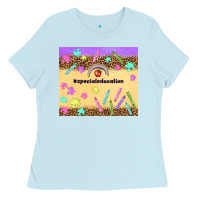 Baby Blue special education teacher Ladies Tee - TumblerDesignByShophia
