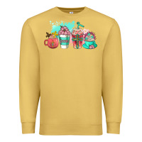 Antique Gold religious coffee cups Premium Sweatshirt - AdoDesignShop