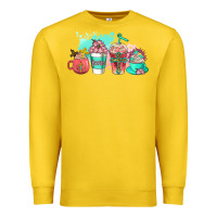 Lemon religious coffee cups Premium Sweatshirt - AdoDesignShop