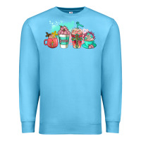 Ocean Blue religious coffee cups Premium Sweatshirt - AdoDesignShop