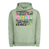 Pigment Oil Green retro mother Urban Hoodie - JahusDesignShop