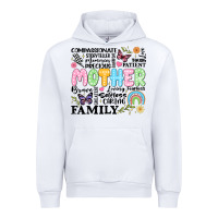 White retro mother Urban Hoodie - JahusDesignShop