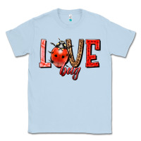 Dusty Blue Love bug Classic Tee - HowdyJamesFarm