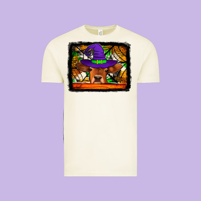 Halloween Heifer Vintage Tee Designed By Jasminsmagicworld