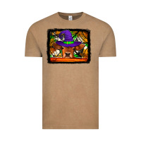 Vintage Coffee halloween heifer Vintage Tee - Jasminsmagicworld