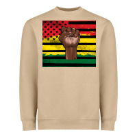 Mushroom Juneteenth American flag Heavyweight Sweatshirt - Artiststas