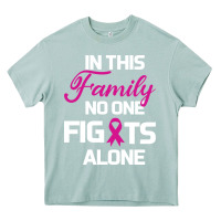 Arona In This Family No One Fights Alone Cancer Survivor Heavy Core Tee - Bettercallsaul