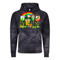Cloud Black wine glasses st. patricks Vintage Hoodie - OliviaCreatesArt