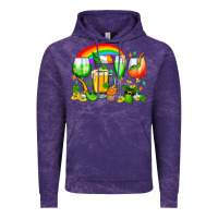 Cloud Purple wine glasses st. patricks Vintage Hoodie - OliviaCreatesArt