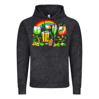 Vintage Black wine glasses st. patricks Vintage Hoodie - OliviaCreatesArt