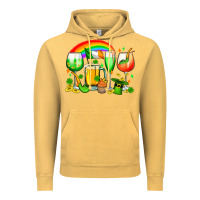 Vintage Mustard wine glasses st. patricks Vintage Hoodie - OliviaCreatesArt