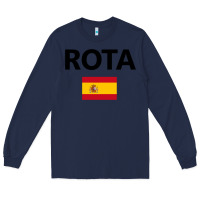 Navy rota spain spanish flag city vacation travel gift pullover hoodie Long Sleeve Tee - maiPhamDesign