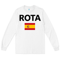 White rota spain spanish flag city vacation travel gift pullover hoodie Long Sleeve Tee - maiPhamDesign