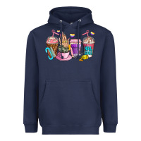 Navy nail art  coffee cups Heavyweight Hoodie - AdoDesignShop