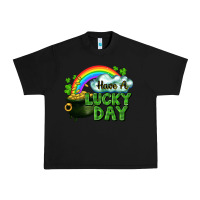 Black Have a lucky day Urban Heavy Tee - CowGirlArtShop