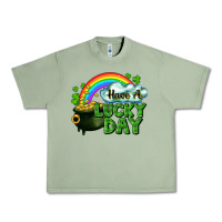 Oil Green Have a lucky day Urban Heavy Tee - CowGirlArtShop
