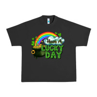 Pigment Black Have a lucky day Urban Heavy Tee - CowGirlArtShop