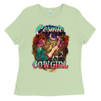 Matcha Cosmic Cowgirl Ladies Tee - HowdyJamesFarm