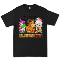 Black happy hallothanksmas farm animals Premium Tee - texasbilliewilder